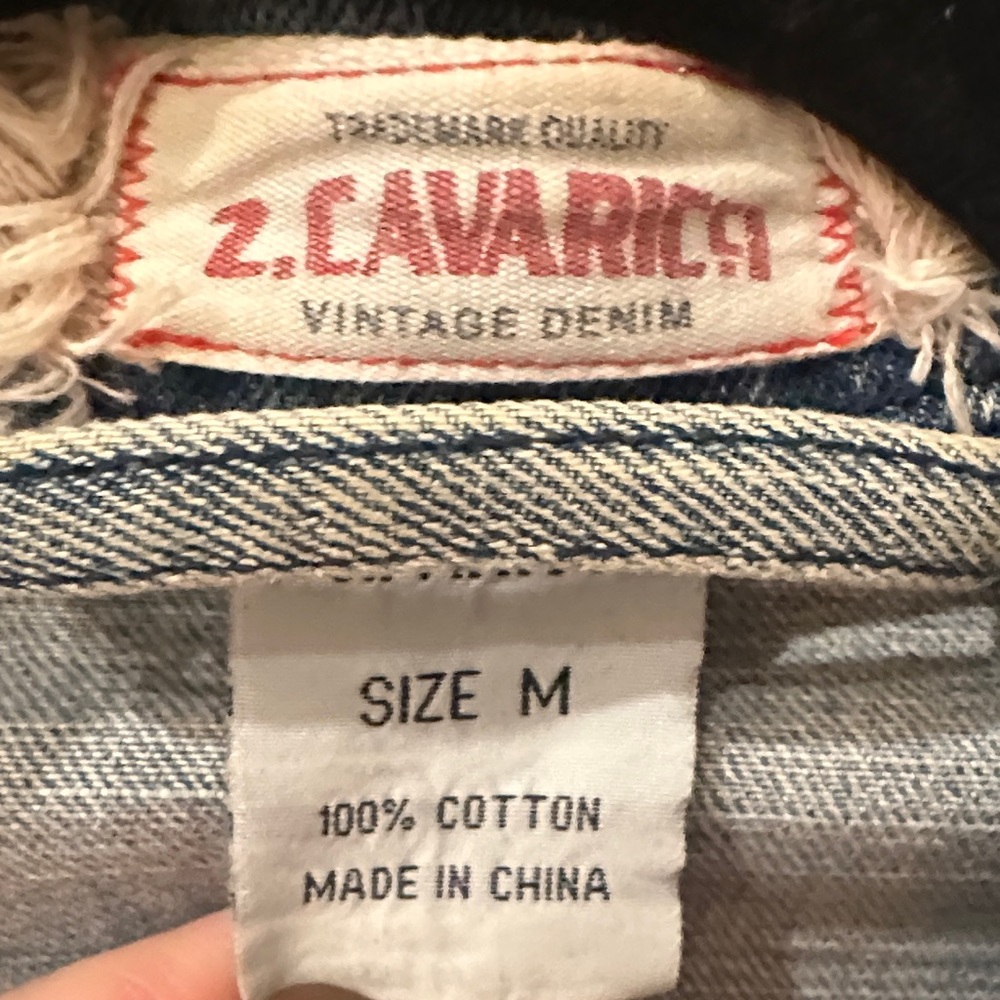 Z. Cavaricci Light Blue Jean Jacket - Picture 3 of 3